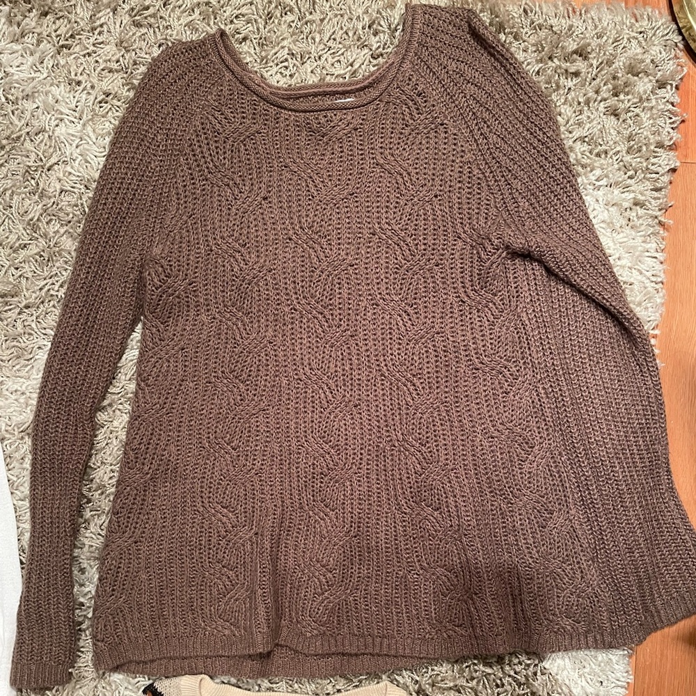 Brown Knit Sweater